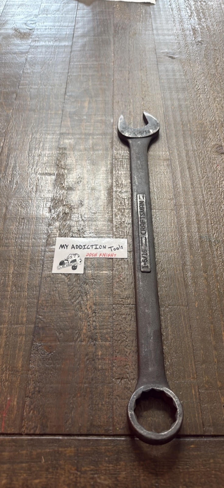 Craftsman 1-5/16” wrench large -v-44709 no owner markings
