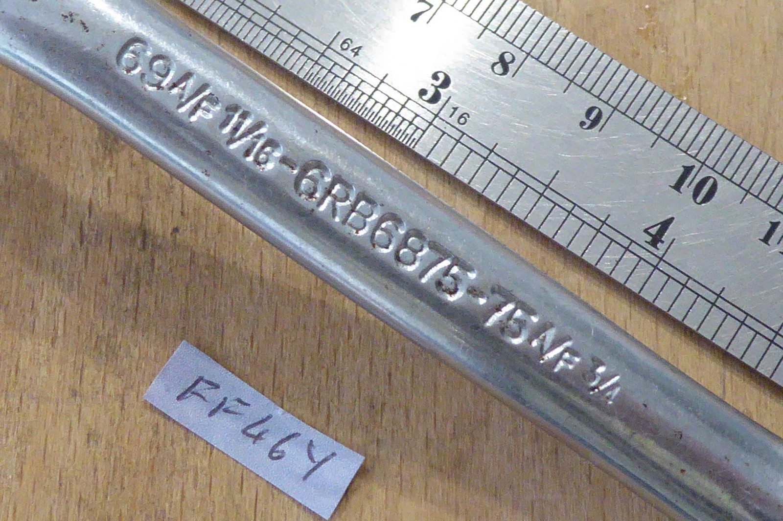 BRITOOL 6RB6875 SHORT ring spanner 11/16 X 3/4″ AF made England