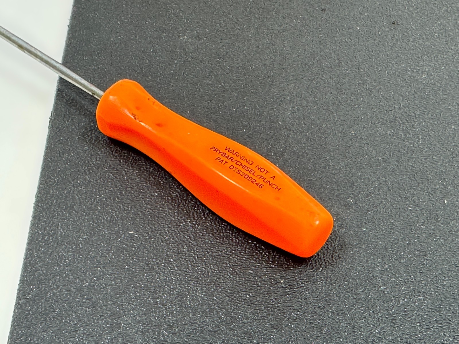 🇺🇸 Snap-on Tools USA 3ASH90A Mini Orange Hard Handle 90° Angled Pick