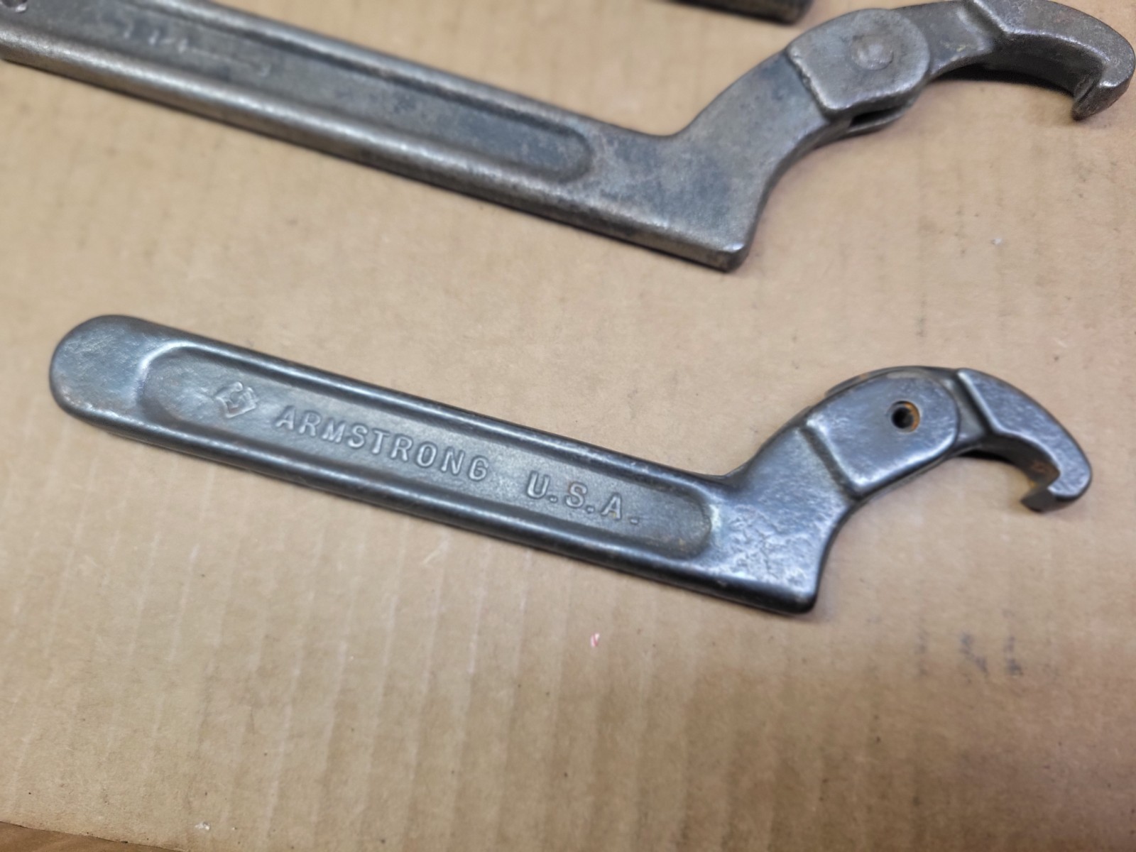 Armstrong Proto Fairmount 3-Piece Adjustable Hook Spanner Wrench Set