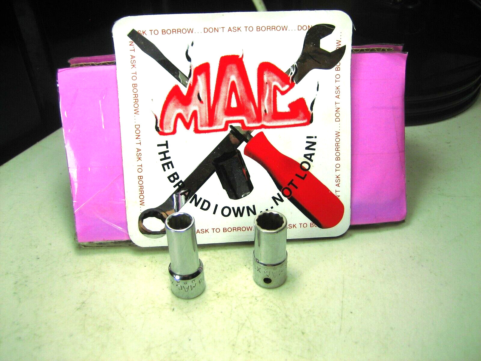 MAC – Lot Of 2 Sockets , 3/8” Drive, 12 Pt, (3/8” XD122)( 7/16” XI142)