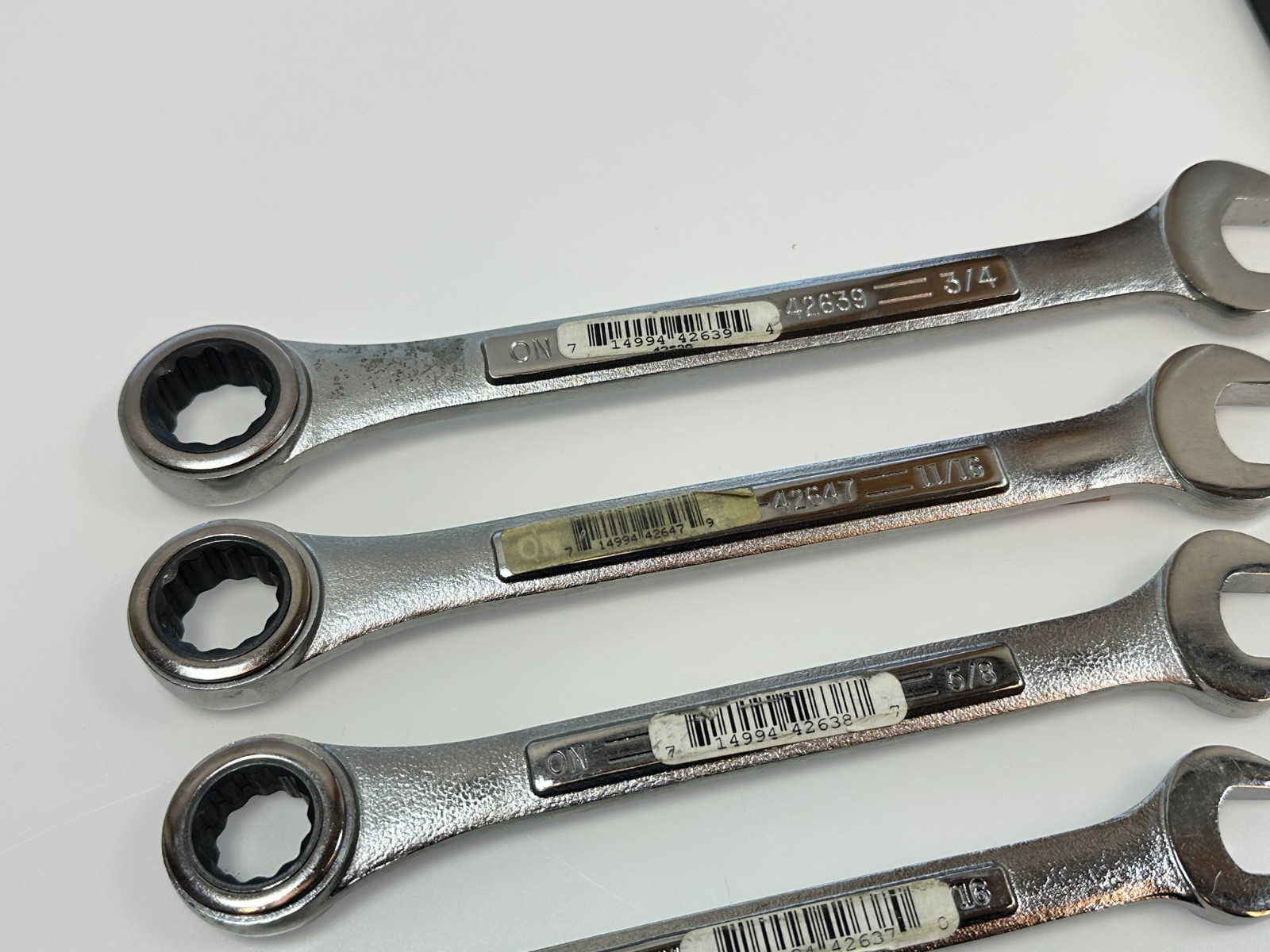 🇺🇸 Craftsman USA 12pc RATCHETING SAE 3/8-3/4 & Metric 8-15mm Wrench Set (NOS)