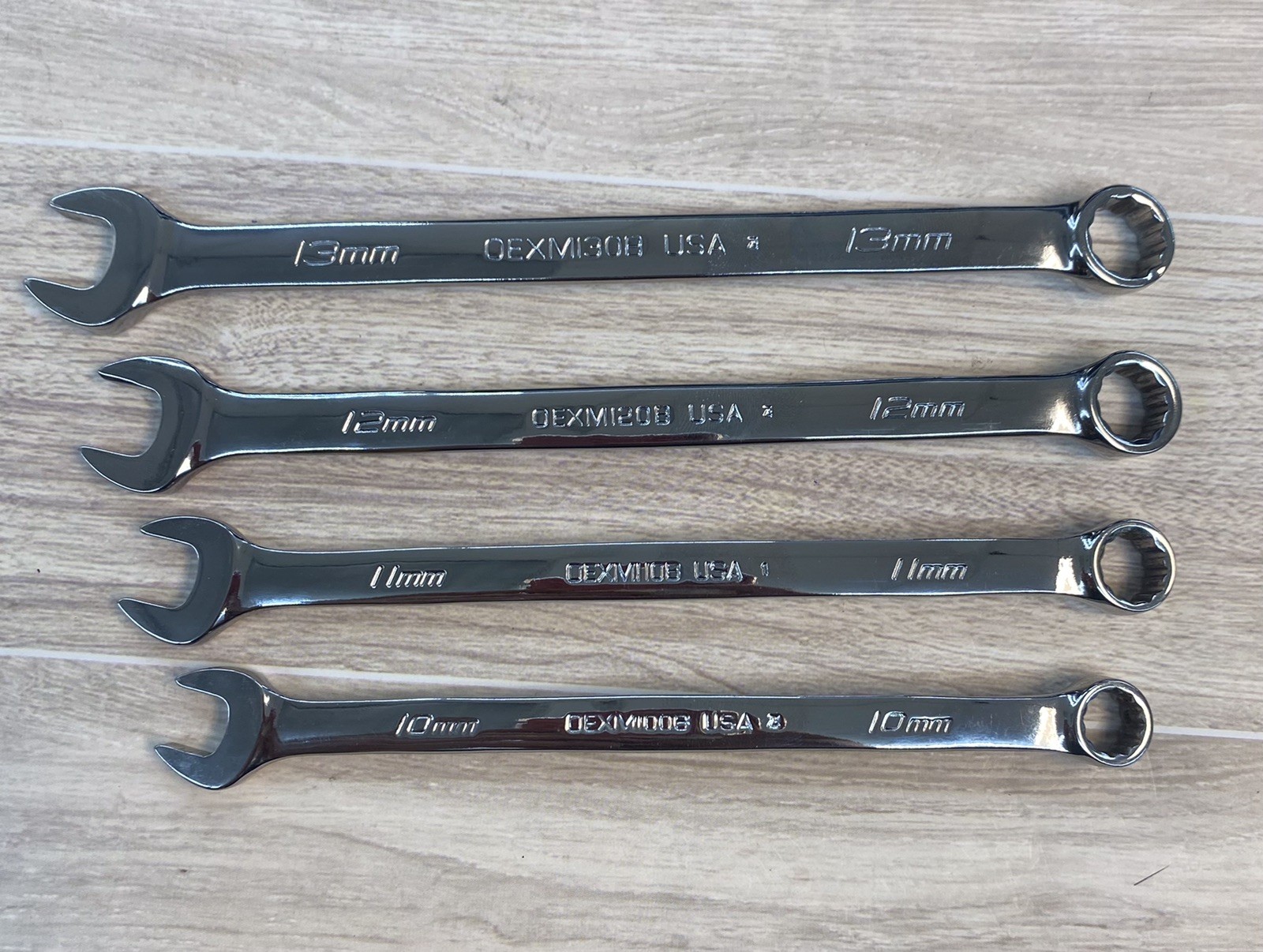 Snap-on Metric combination Wrenches OEXM100B OEXM110B OEXM120B OEXM130B 10-13mm
