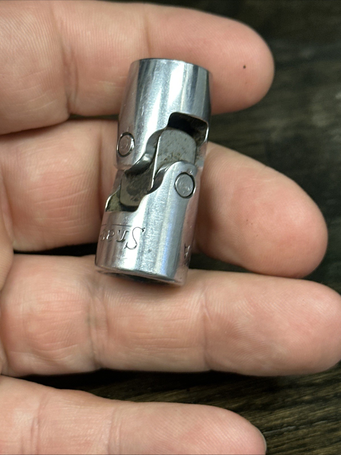Snap On Tools FVU14 7/16″ SAE Shallow Universal Socket 3/8″ Drive 12 Point USA