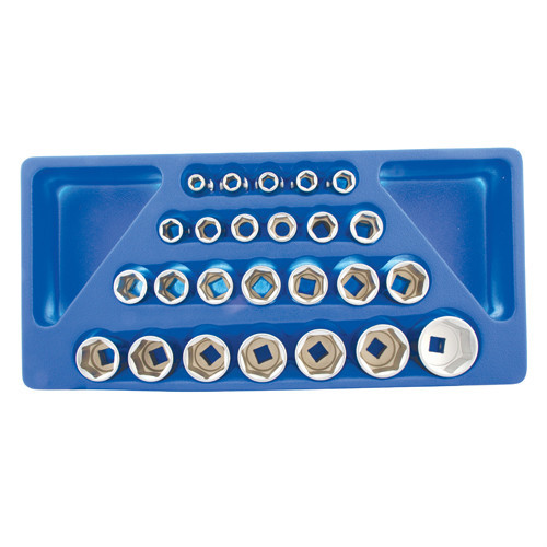 25 pcs 1/2″ Dr. Six-Point 8~36mm Metric Hand Socket Set SS-425M