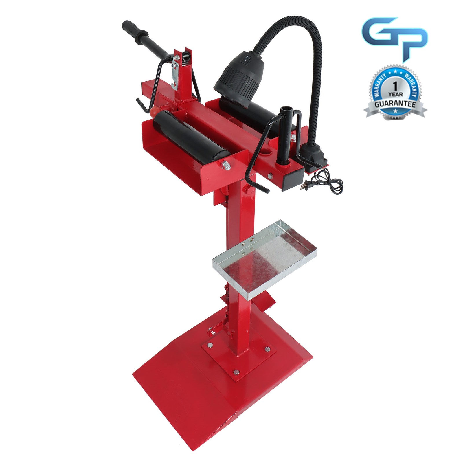 Heavy Duty Manual Car Tire Spreader Tire Changer Repair Tires Tool & Led Light