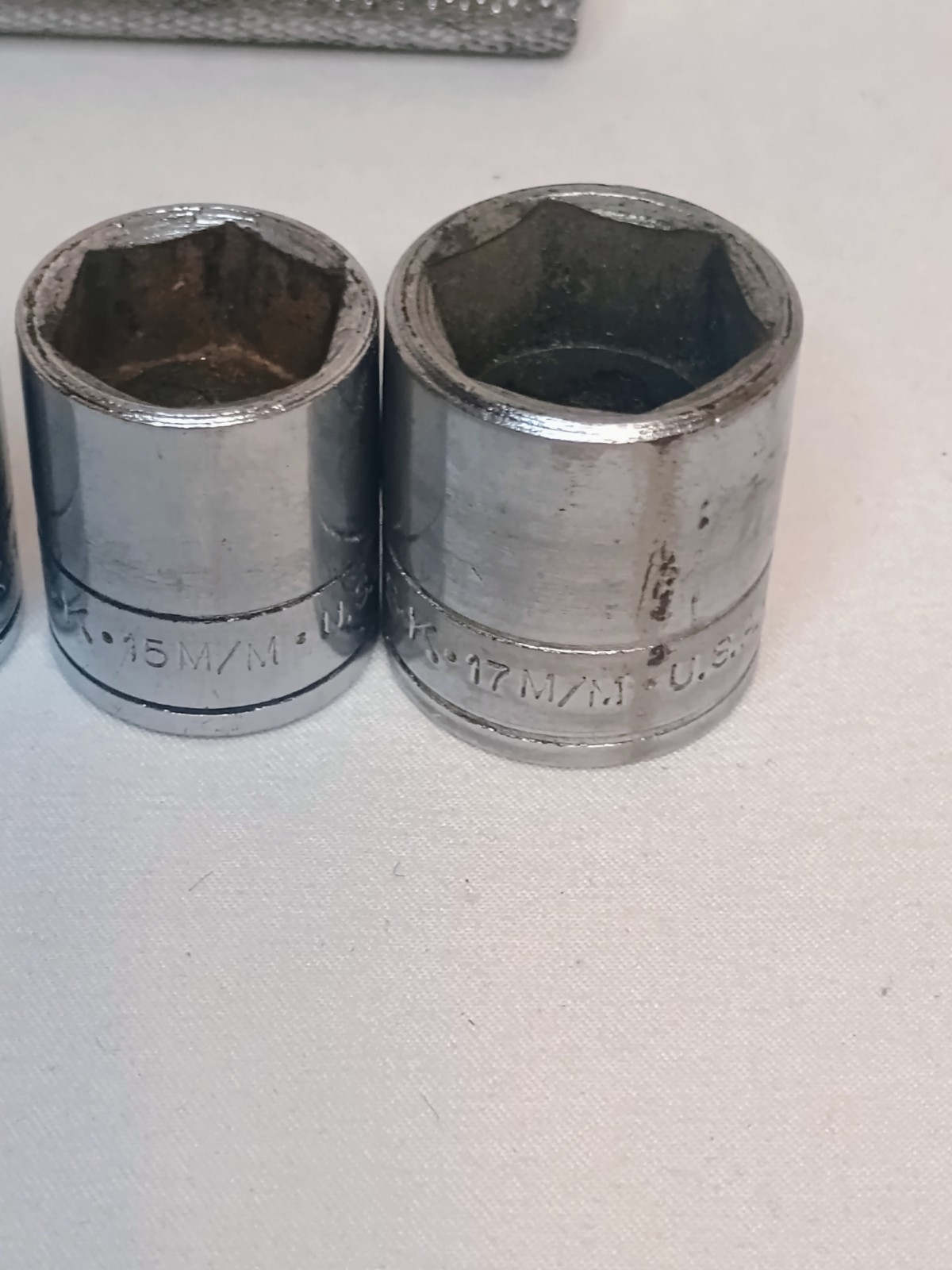 SK S-K Tools 3/8” Drive Ratchet With 7,8,9,10,11,12,13,14,15,17 mm Sockets