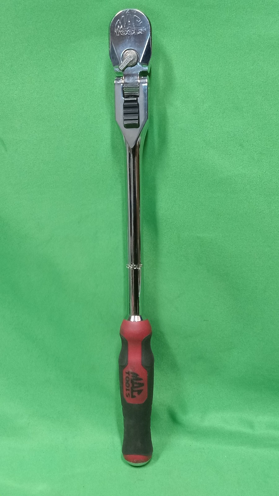 Mac Tools XR1390LFG 3/8″ Drive 13″ Locking Flex Head Ratchet Black Red Grip