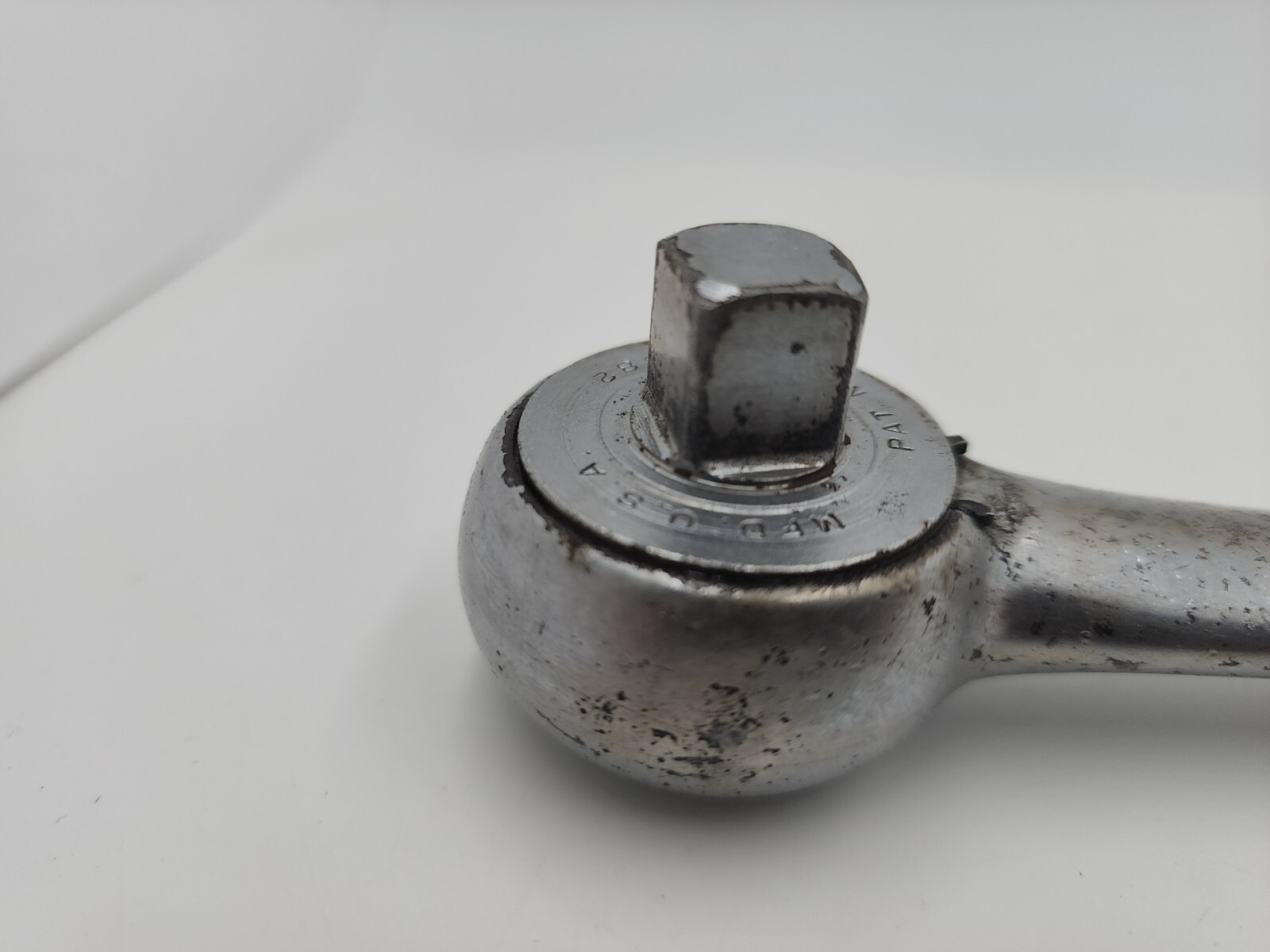 Vintage Wizard Forged in USA 1/2″ Drive Ratchet Model H2833 10-1/4 long🇺🇸🇱🇷