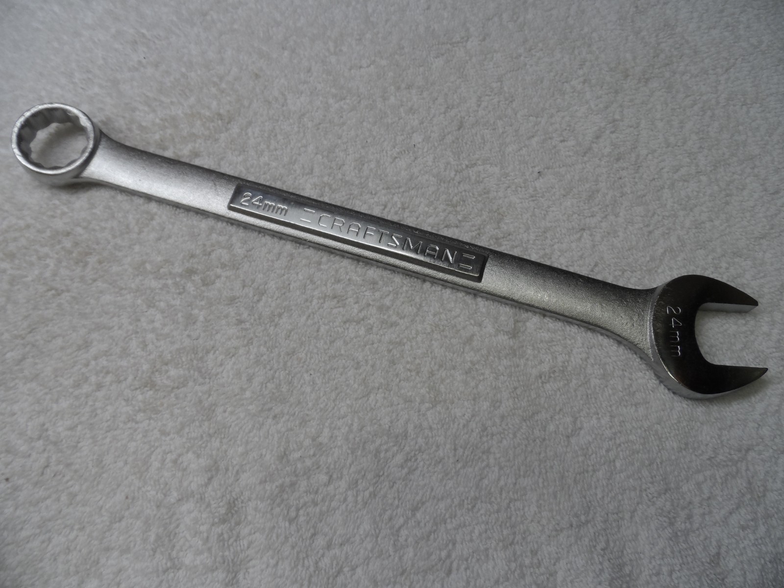 Craftsman Metric MM Combination Wrench, 12pt, 24mm – Part # 42923 A-AE