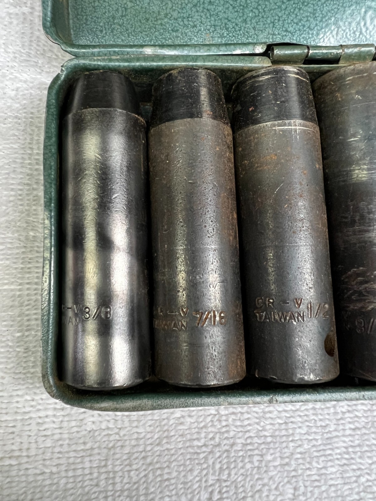 Sunex 1/2 inch Impact Set SAE 3/8-1 inch Deep Well sockets Lot of 10