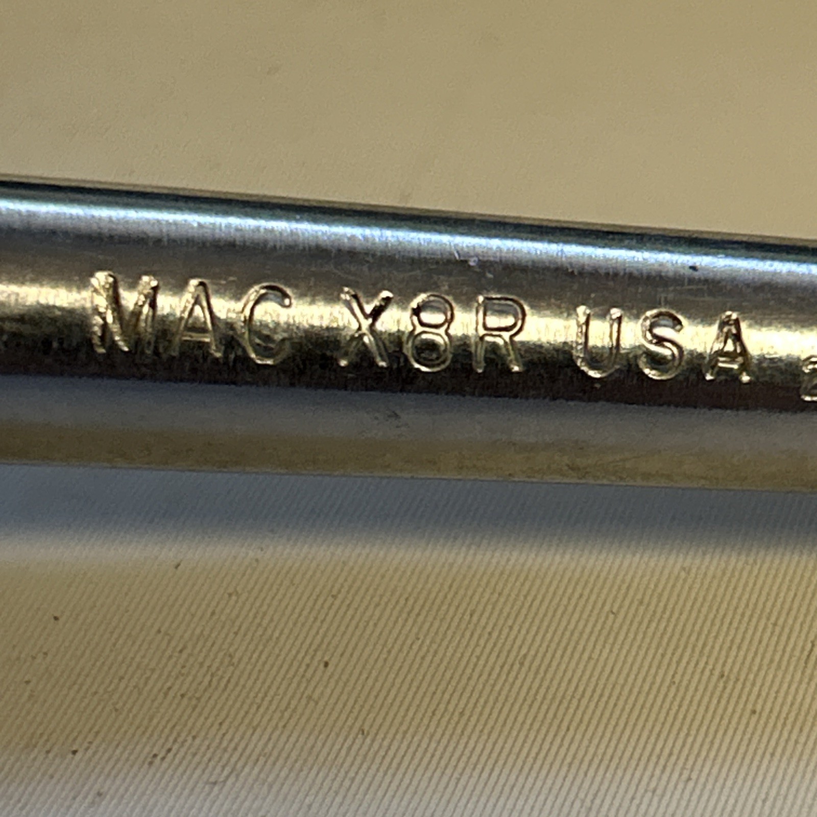 Vintage MAC 3/8″ Drive Knurled Handle Ratchet X8R 7.5″ Long
