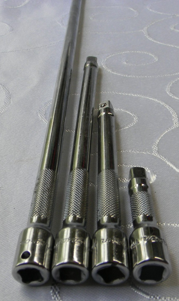 SNAP-ON 1/4″ DRIVE 4PC KNURLED EXTENSION SET 2″, 4″, 6″, 14″ #TMXK SERIES