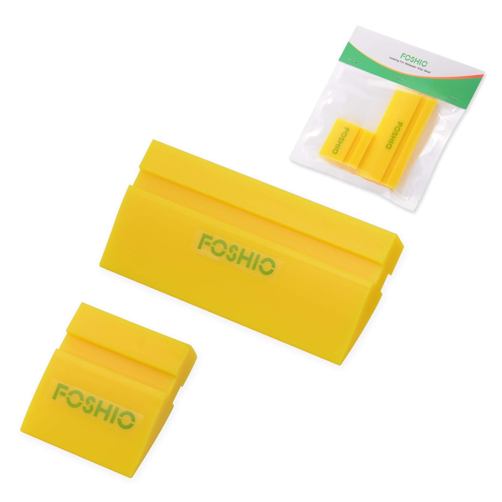 2 Piece Rubber Squeegee Silicone Squeegee Rubber Soft Squeegee Tool Set for Squeegee Ton…