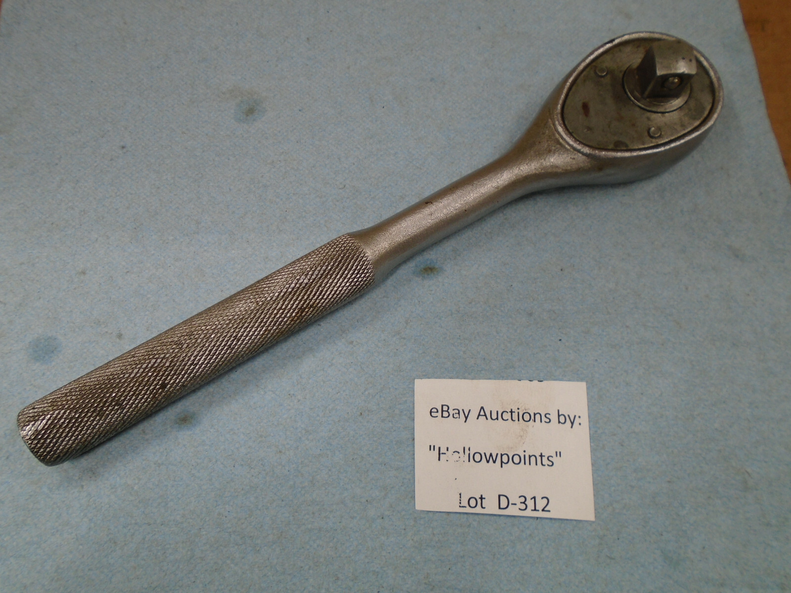 Penens Corp. USA 1/2″ Drive Ratchet No. 1661 Vintage Tool 9.6″ long D312