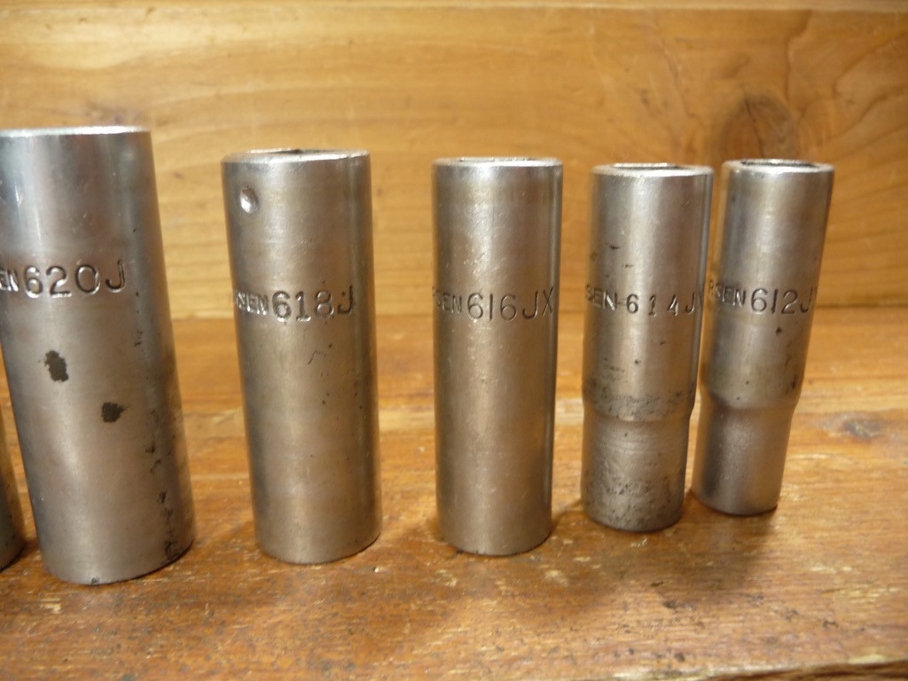 Vintage Thorsen 3/8″ Dr Deep Socket Lot Set 8pc