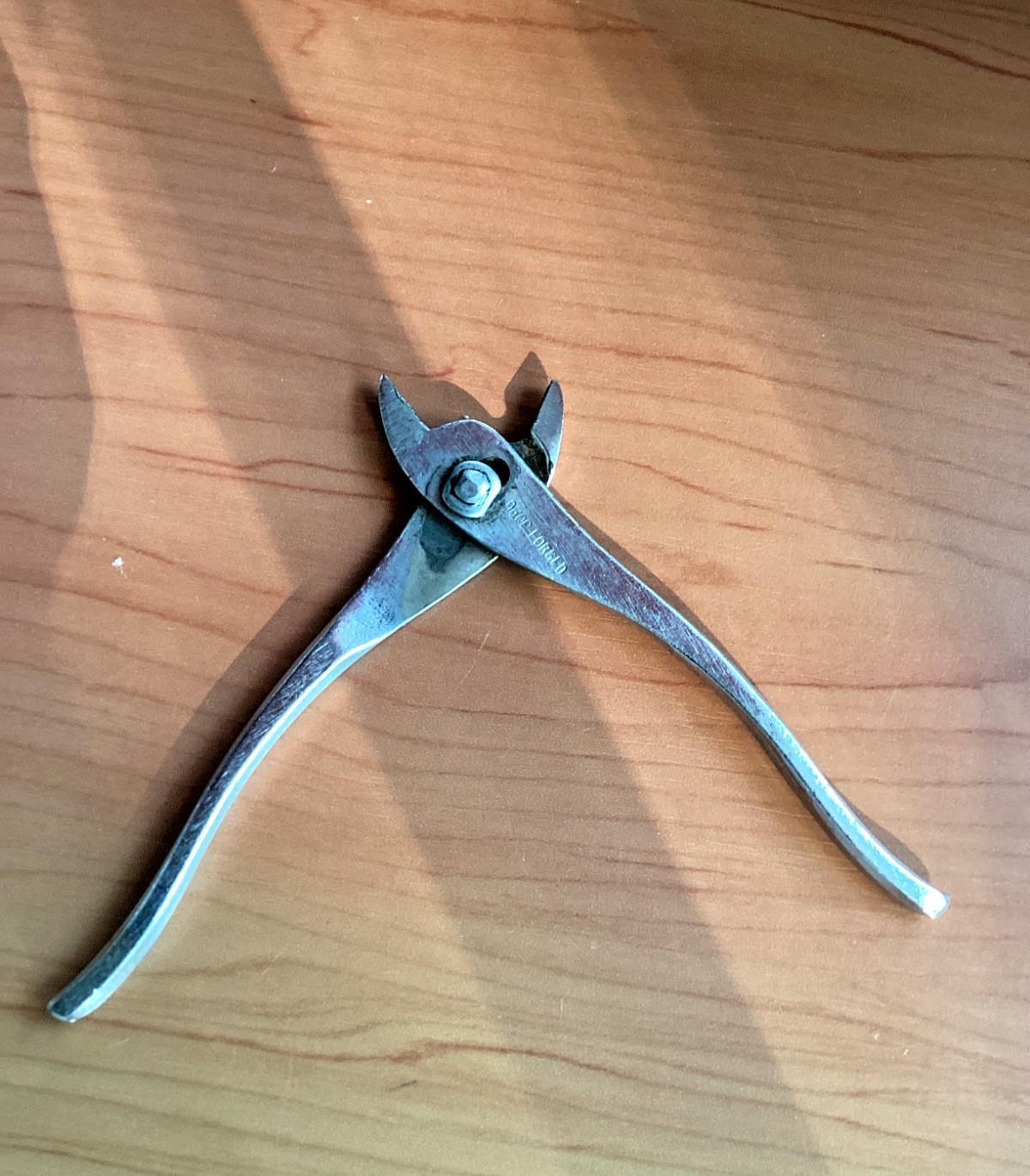 Vintage 4 1/2” Slip Joint Ignition Pliers Polished Chrome Drop Forged JAPAN