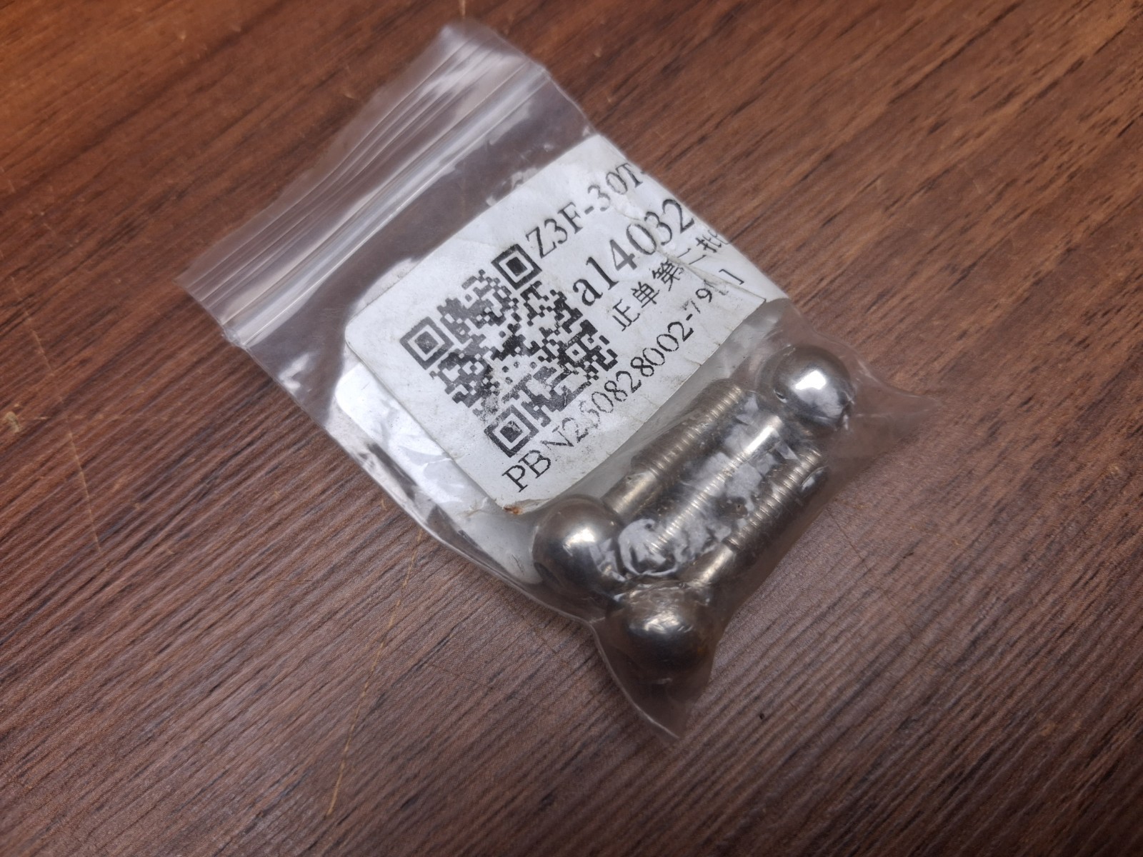Set of 3 M6 Ball Stud Bolts – Replacement Gas Strut Mounting Hardware – New