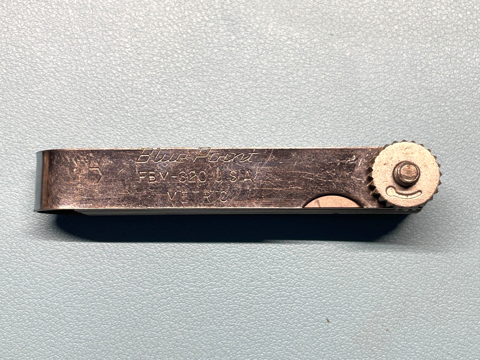 Snap-On Blue Point Metric Feeler Gauge Set FBM320
