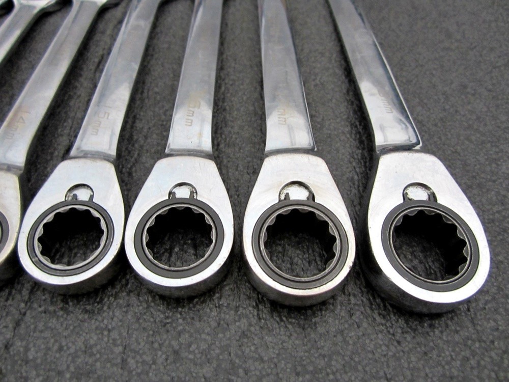 Blue-Point 9pc Metric Reversible Combination Ratcheting Wrench Set