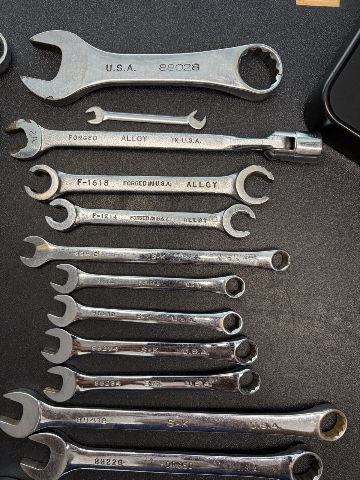 SK Tools Polished Wrench Lot Of 41