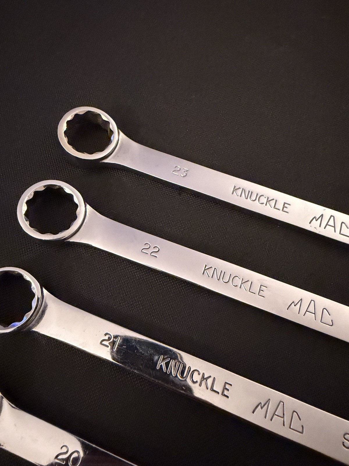 Mac Tools 5 Piece Metric Knuckle Saver Wrench Set 19-23 M23CLKS M22CLKS M21CLKS