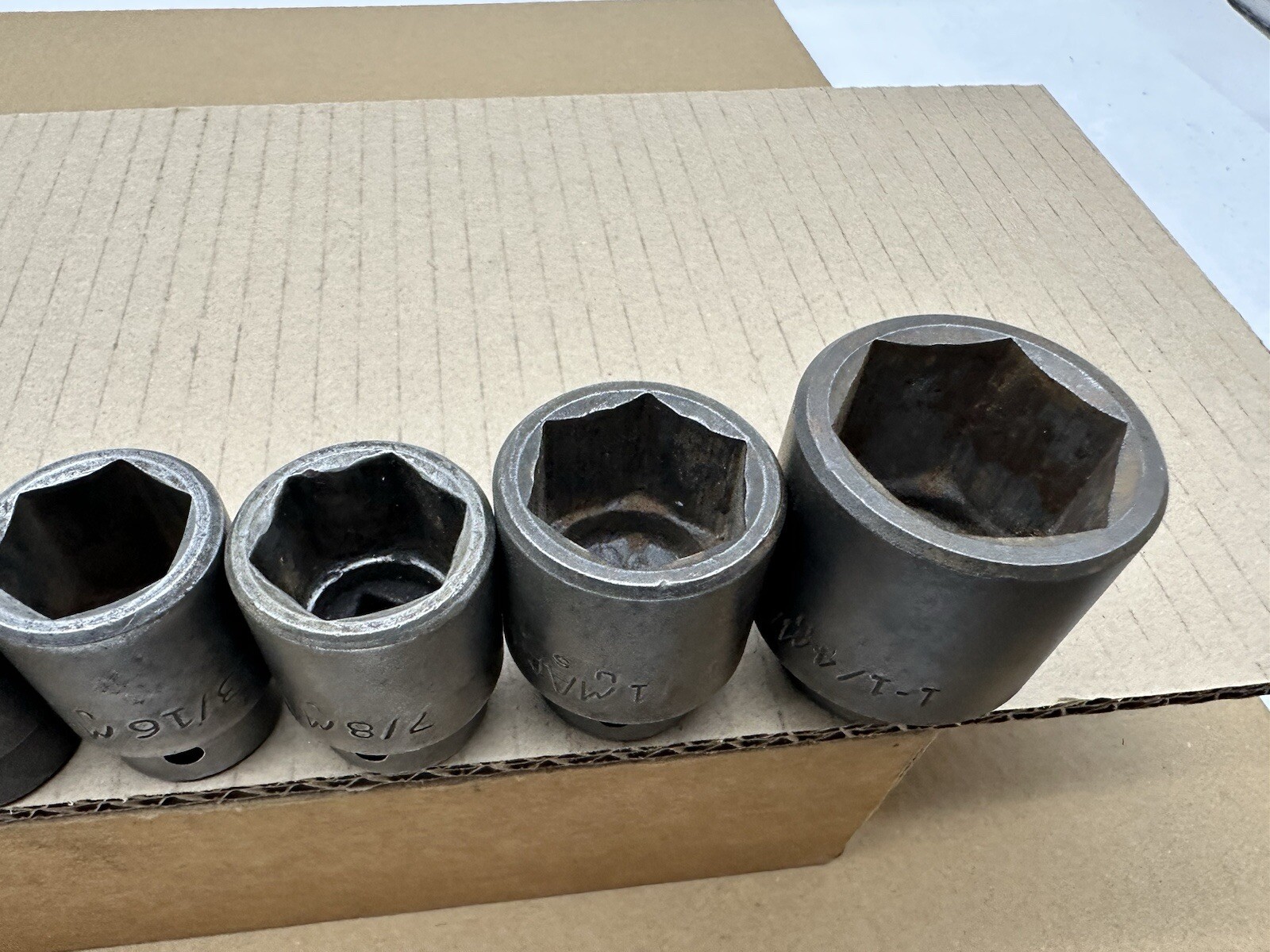 10 Pc MAC TOOLS VP 1/2″ DRIVE 6 PT SHALLOW IMPACT SOCKET Set 3/8″- 1-1/4″