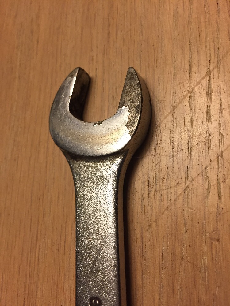 Williams Superrench Tool USA Vintage Open End 25/32-11/16 Wrench 9″Long Free🚢