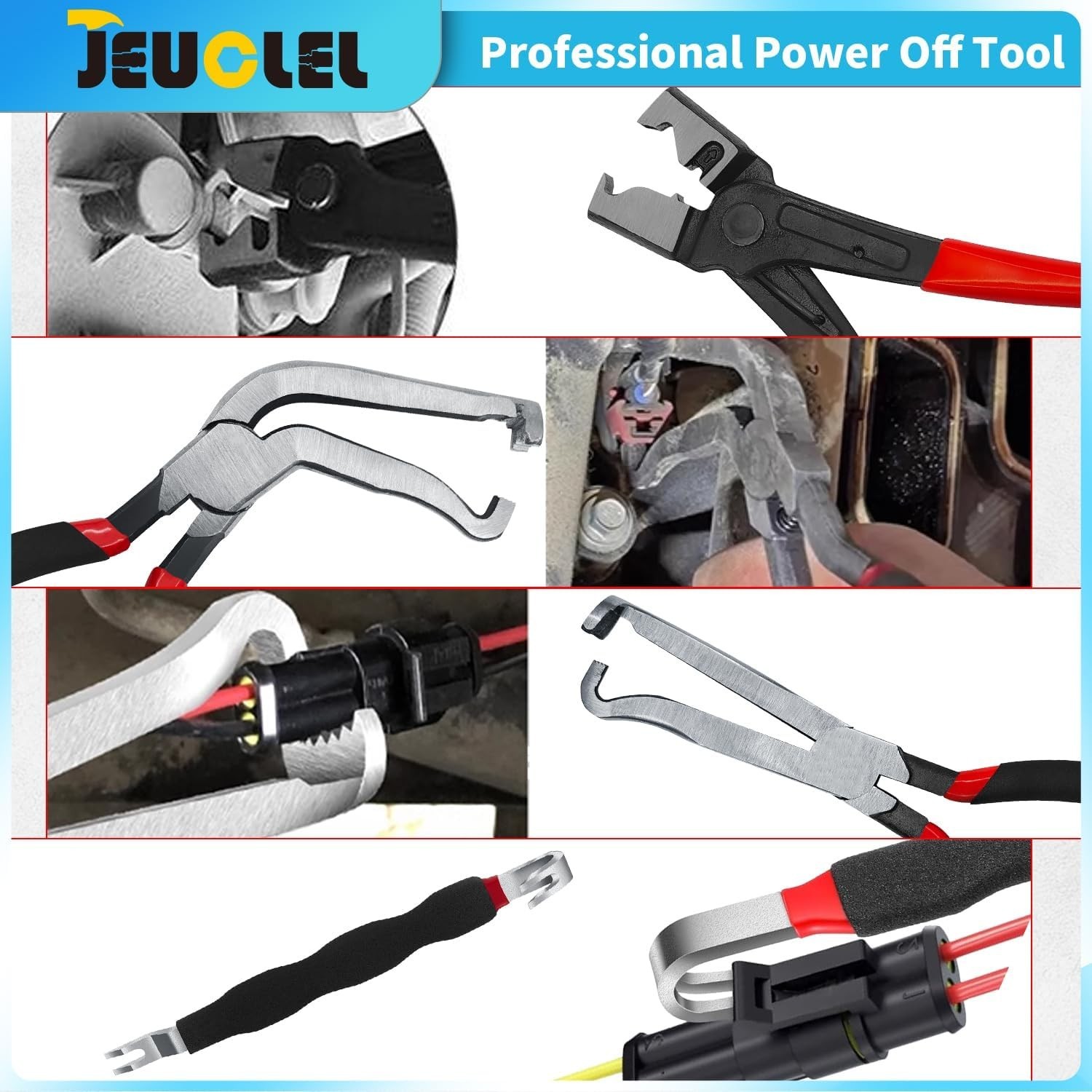 High-Carbon Steel Electrical Disconnect Pliers Kit – Damage-Free Removal