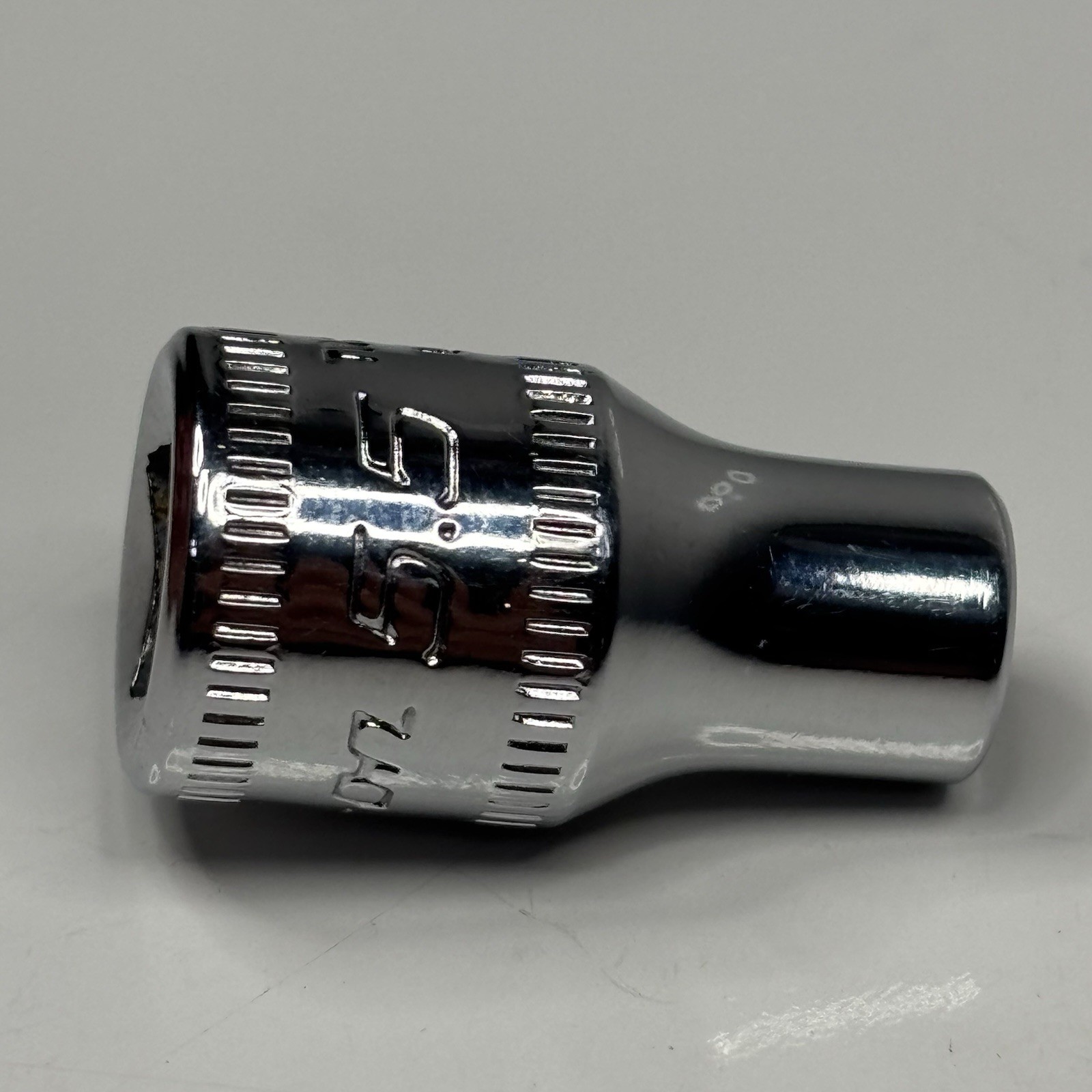 Snap On Tools TMM5.5 1/4 Dr 6Pt Metric 5.5mm Flank Dr Shallow Socket USA 2006
