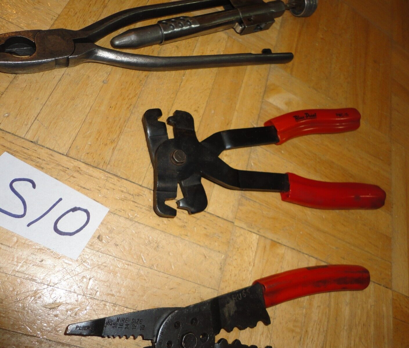 BLUE-POINT TOOLS 3 PIECE AVIATION WIRE TWISTER, TERMINAL, WIRE STRIPPER CRIMPER