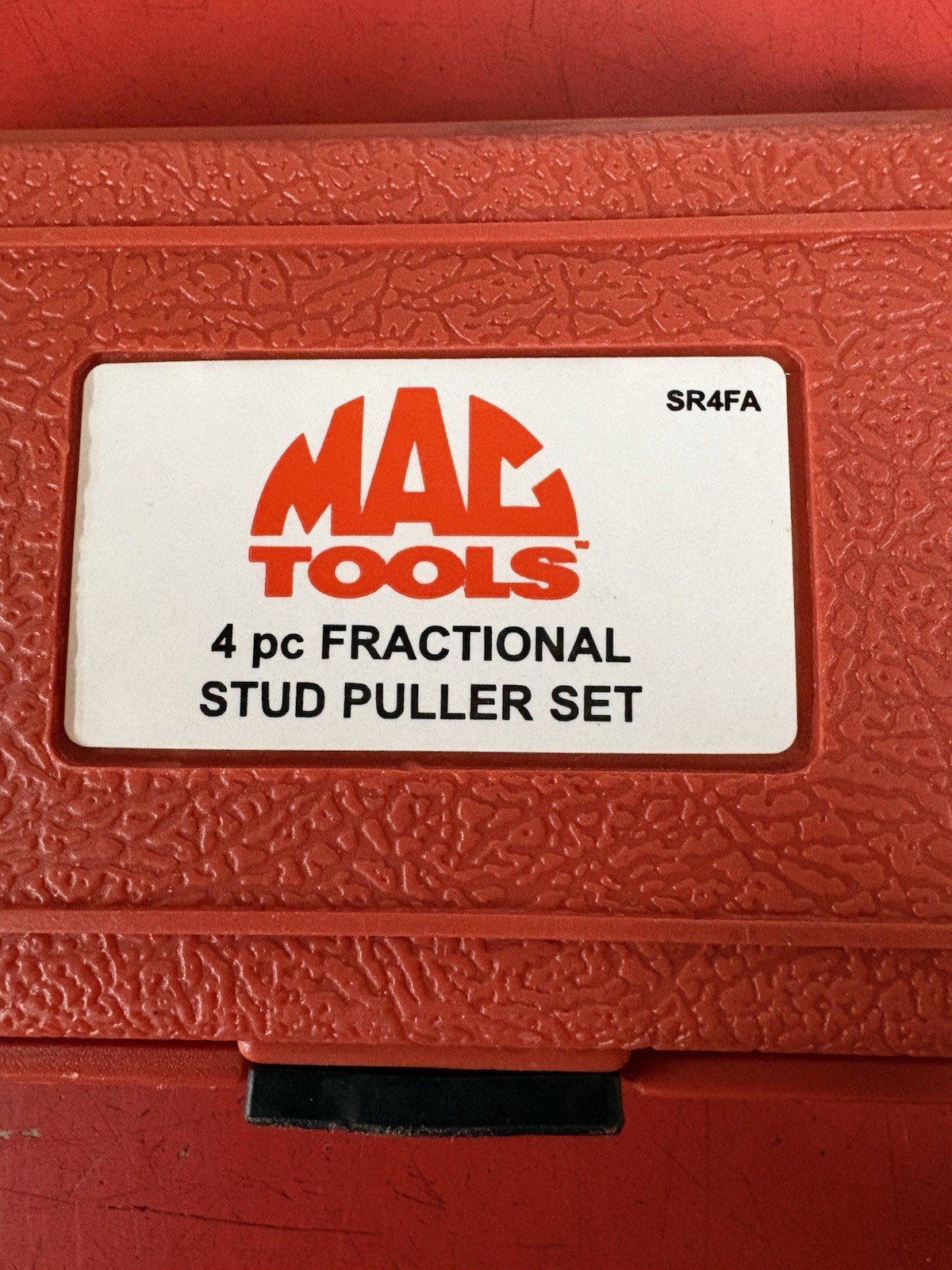 MAC TOOLS SR4FA 4PC Fractional Stud Puller Set BRAND NEW