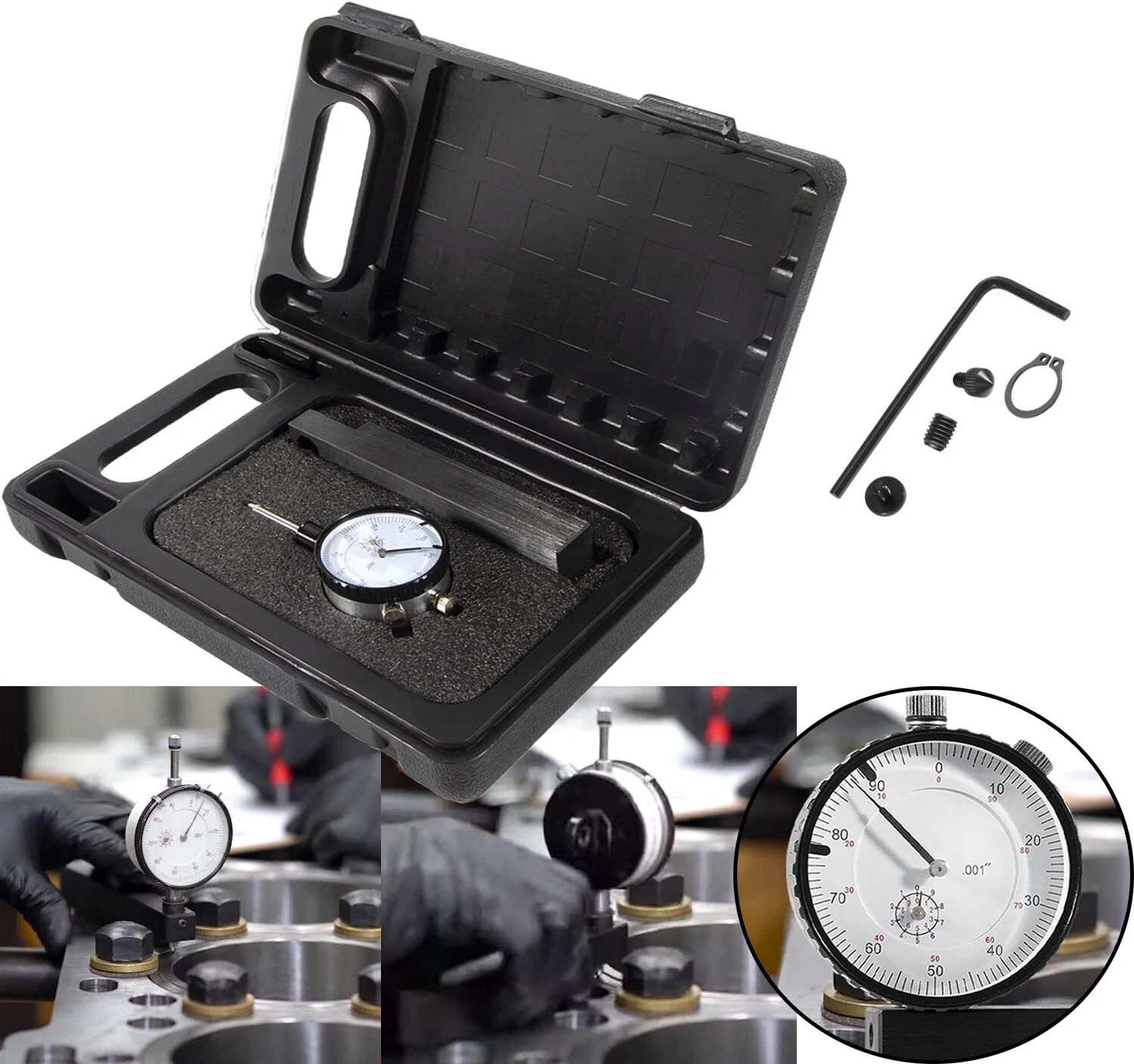 6434 Sleeve Height Counter Bore Gauge 0-1.00″ Engine Cylinder Tool for Diesel