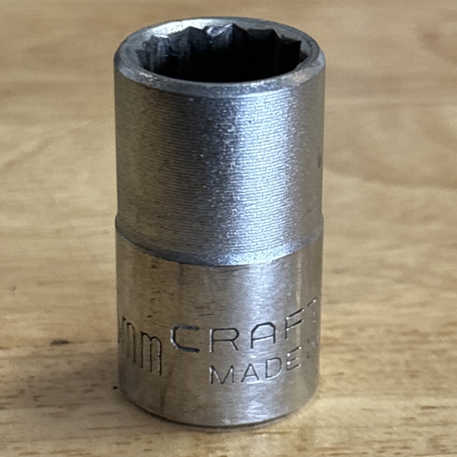 Craftsman 15mm Shallow Socket 1/2″ Drive 12 Point EE 44236 USA