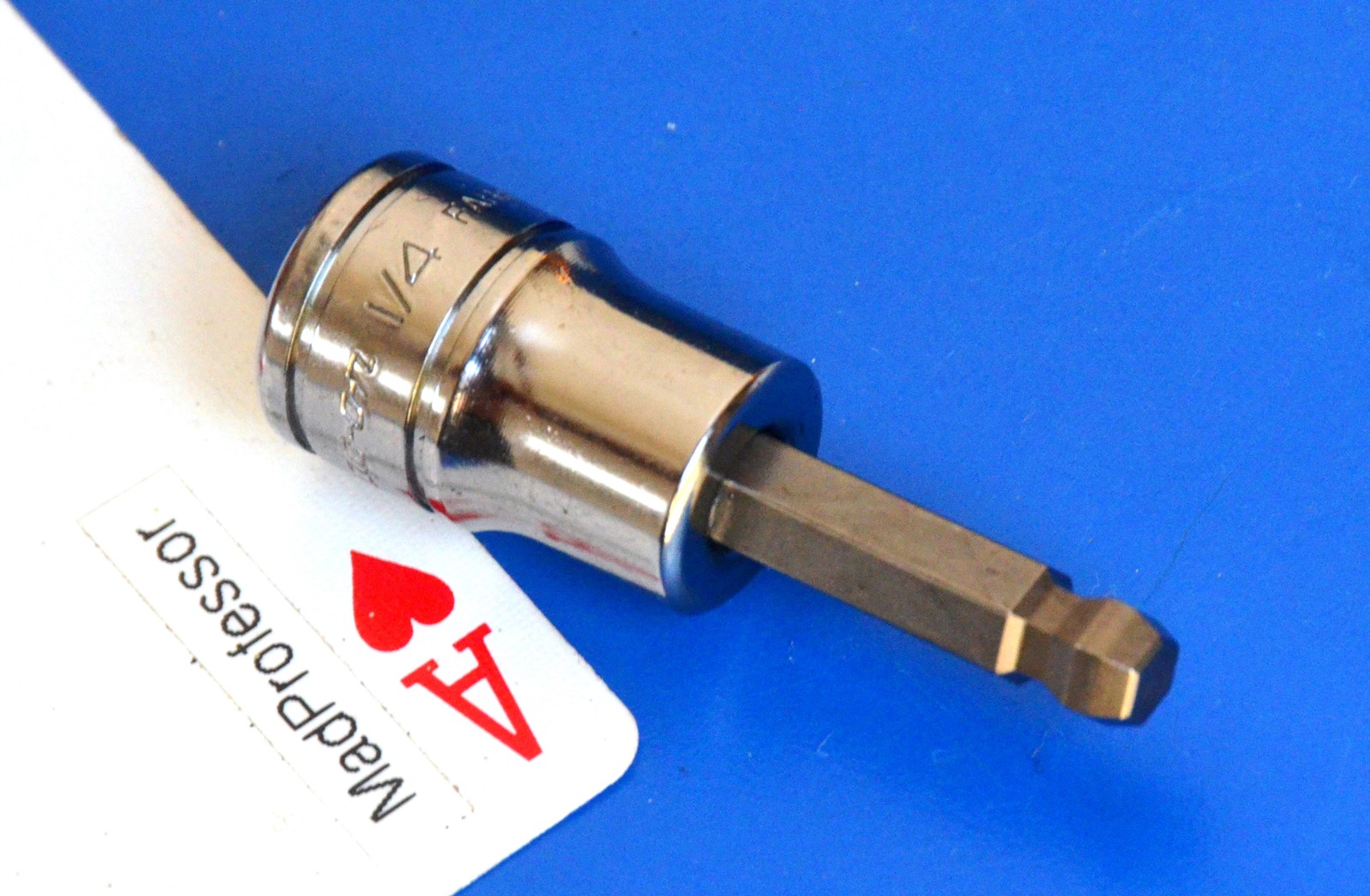 Snap-on USA 3/8 drive Standard Length 1/4″ Ball Hex Driver socket FAB8E NEW 2025