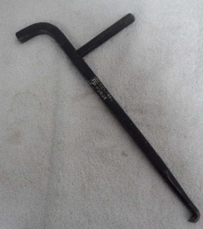 VINTAGE CENTRAL FORGE 12″ LONG SEAL PULLER COTTER PIN REMOVAL TOOL MADE IN INDIA