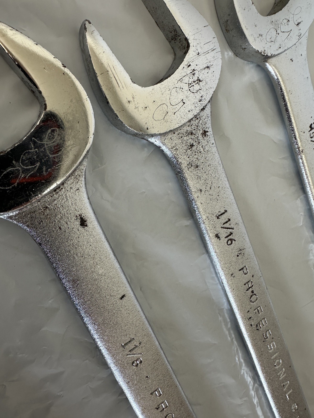 PROTO Professional Jumbo Combination Wrenches + Bonney (4) 15/16 1-1/4″ USA