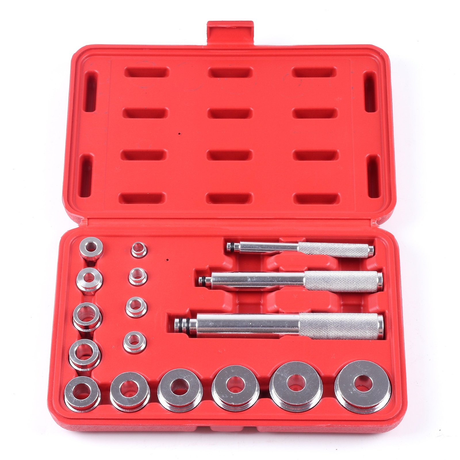 Metric Bushing Bearing Driver | 17pc Set Aluminum Install Remove 10-42mm