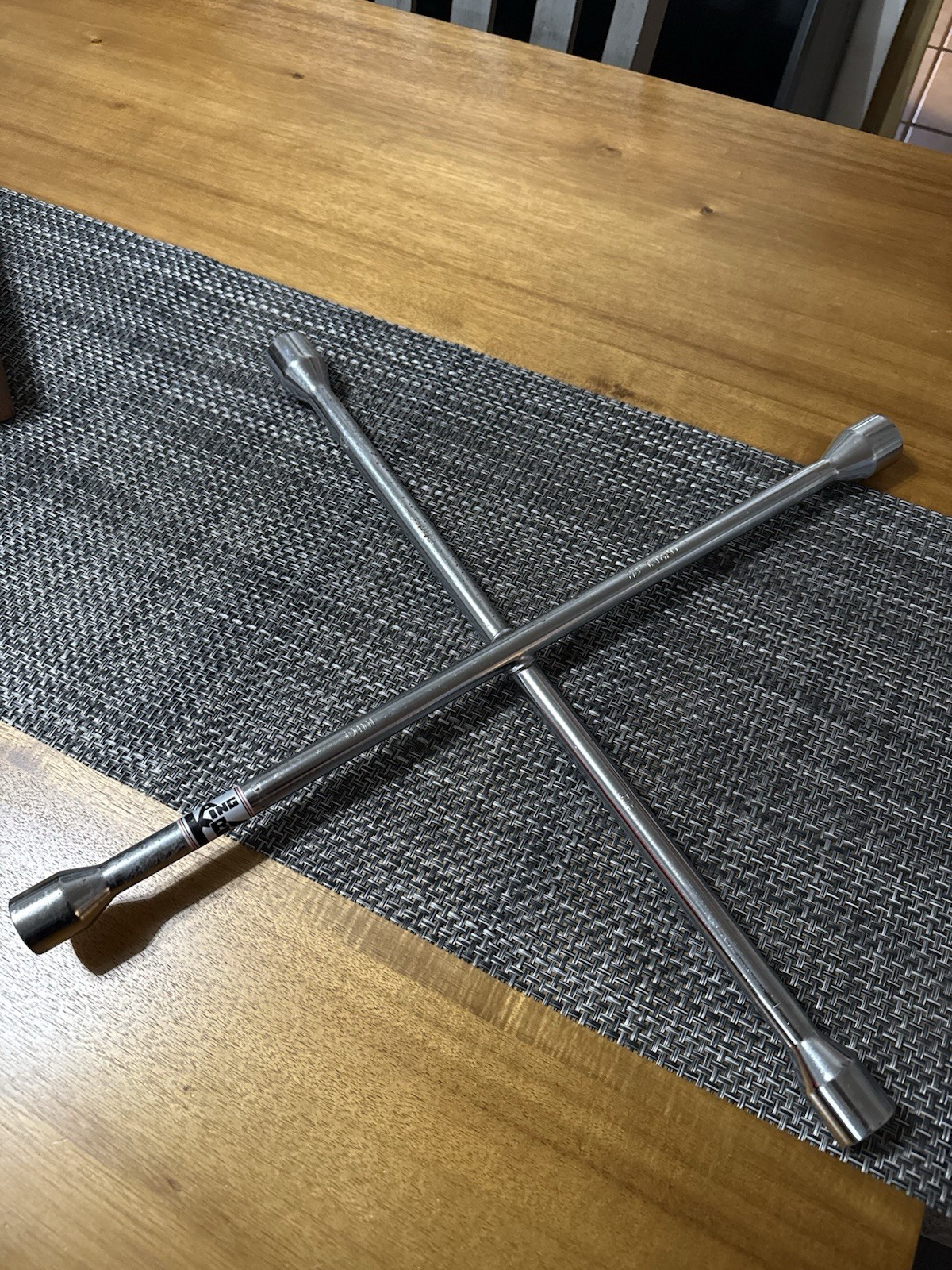 Standard SAE 4 Way Tire Iron /Lug Wrench – K Tool International