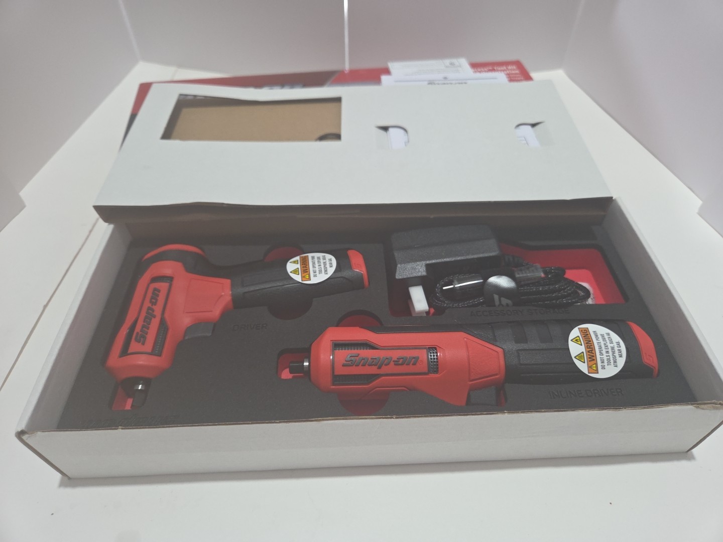 Snap On Tools CTNN13KF Nano Axcess Tool Kit Red New 1/4drive COMPLETE