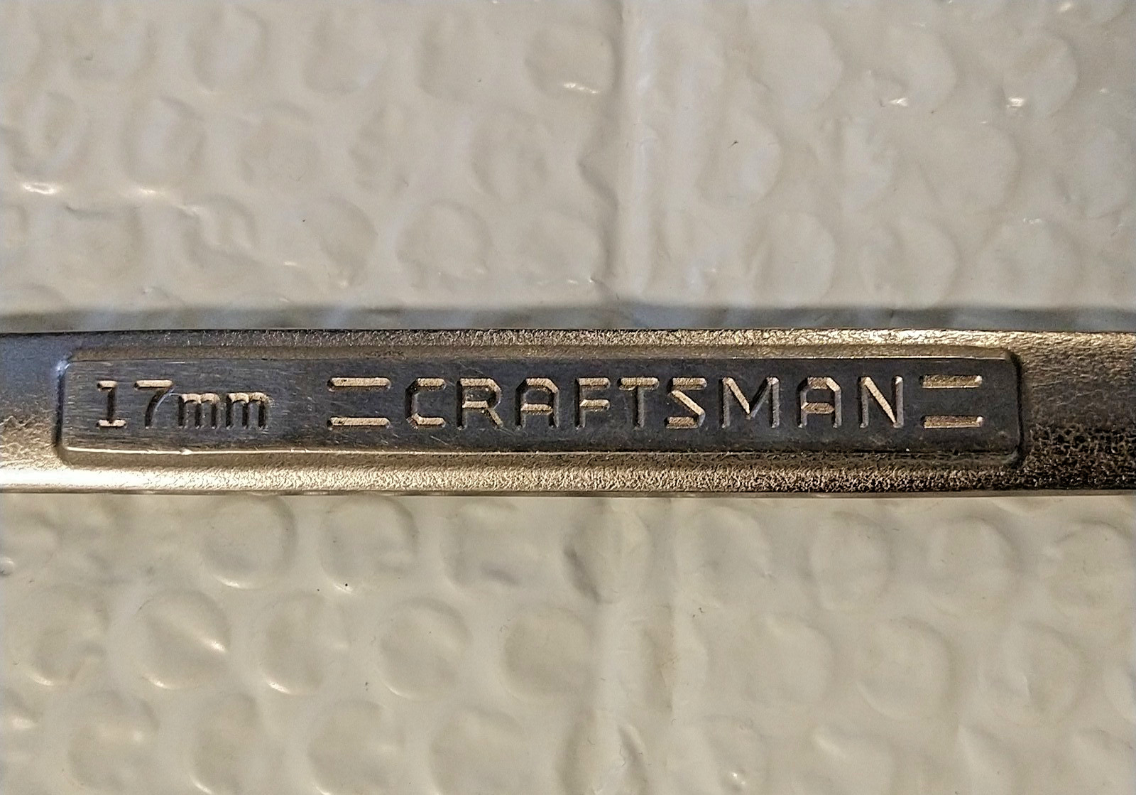 CRAFTSMAN TOOLS USA VV42929, 17MM. COMBINATION WRENCH, 8.2″ LONG, 12 POINT *NOS*