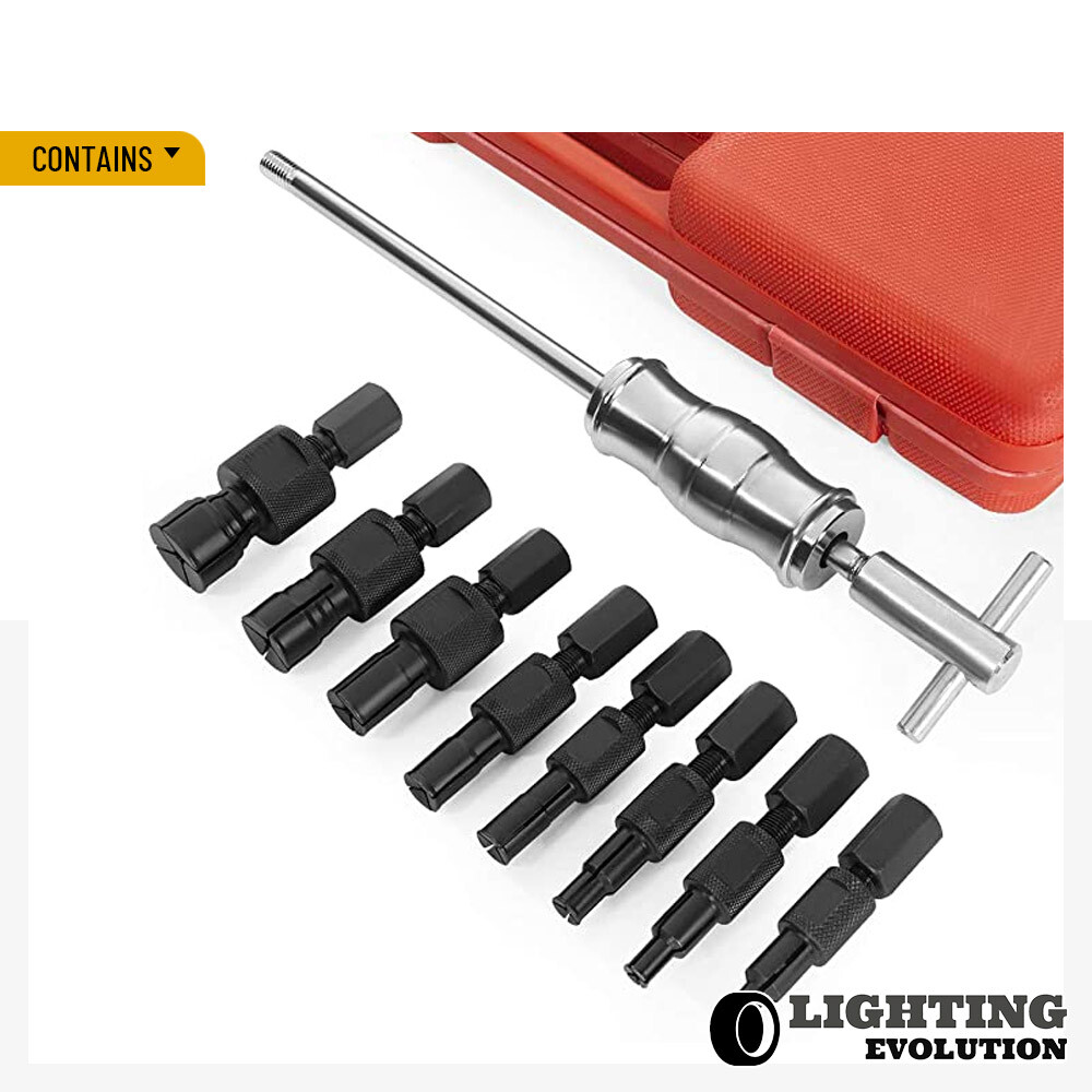 Blind Hole Collet Bearing Puller Set 9 pcs 8-32mm Inner Bearing Extractor Kit