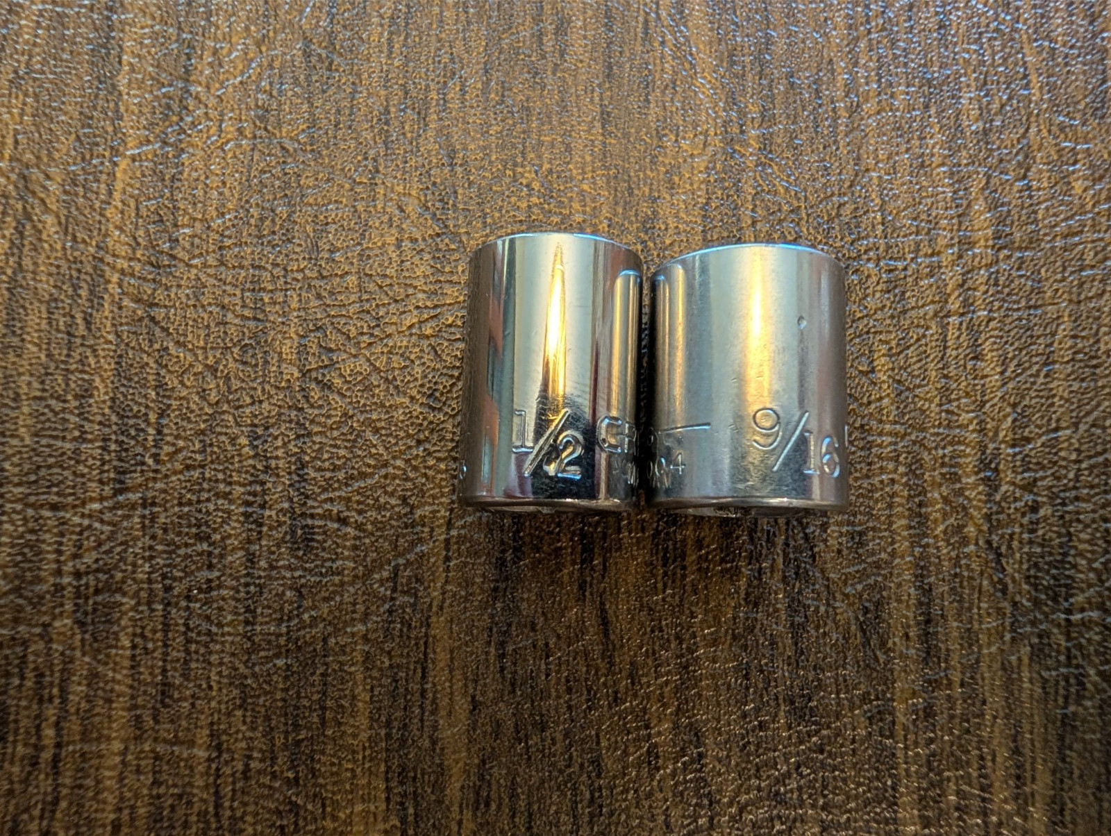 Craftsman Vintage, 3/8 Drive 6-Point Sockets, G Series, USA Made (1/2 & 9/16)