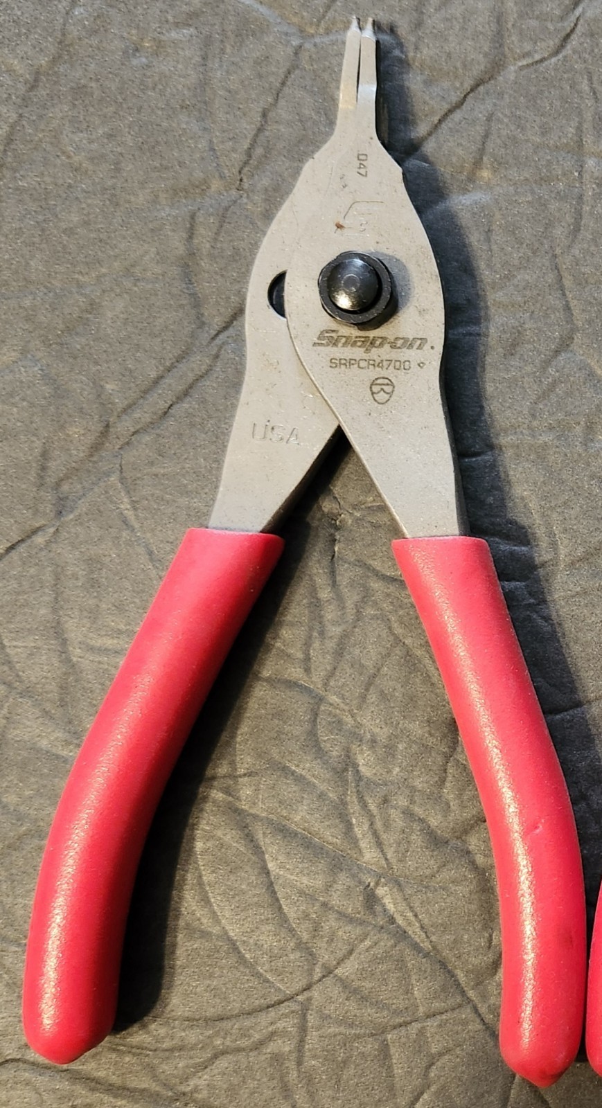 Random Snap On Tool Lot Screw Ratchet Driver Pliers Hammer Awl Snap Ring Retaini