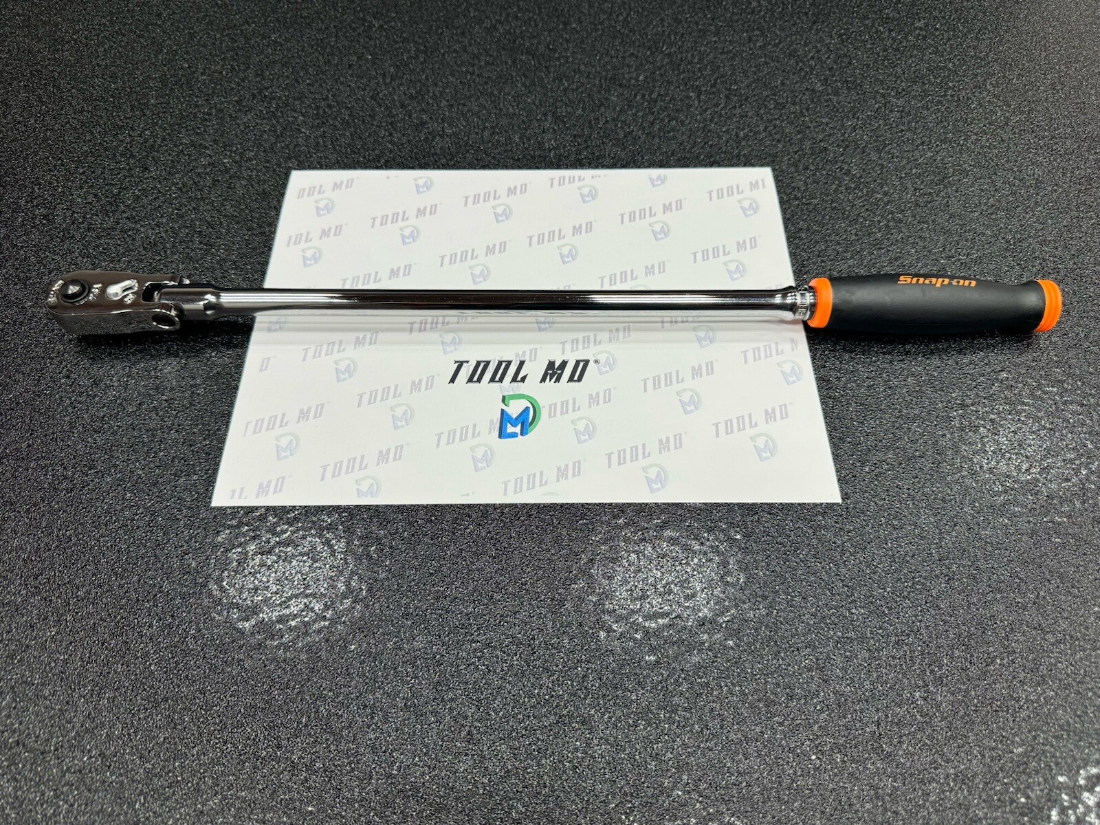 Snap-on Tools 3/8″ Drive ORANGE X-LONG Quick Release FLEX-HEAD Ratchet FHRLLF80