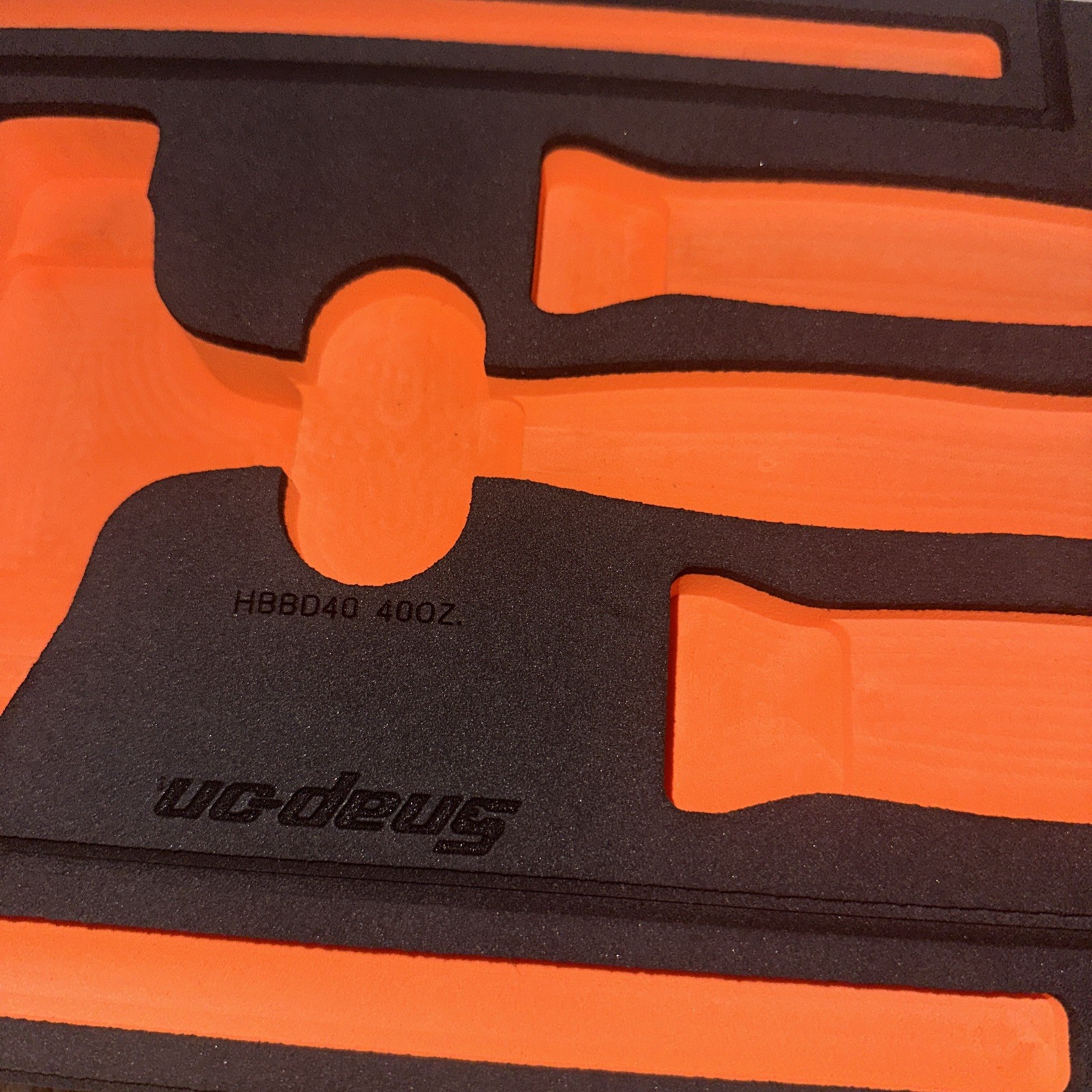 SNAP ON Tools fmhbbd04b FOAM Orange 8oz,24oz,40oz Dead Blow Hammers