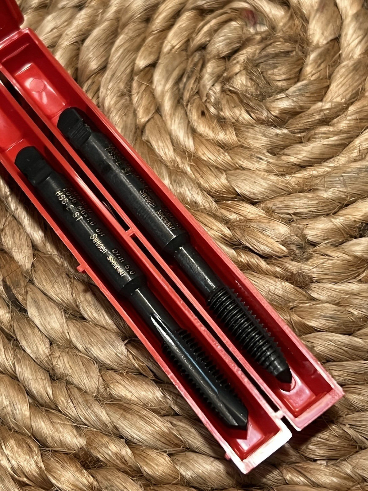 (2) Dormer M6 x 1.0 HSS Split Point Hand Tap 2 Flute Sweden (B2)