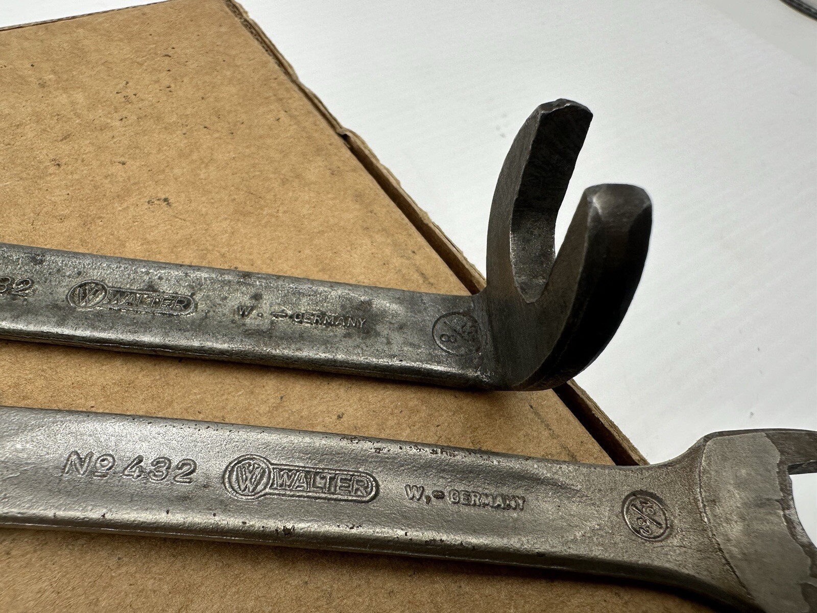 Vintage Walter Germany 432 Toolkit Open End wrench Set Lot 4 SAE 19/32-7/8