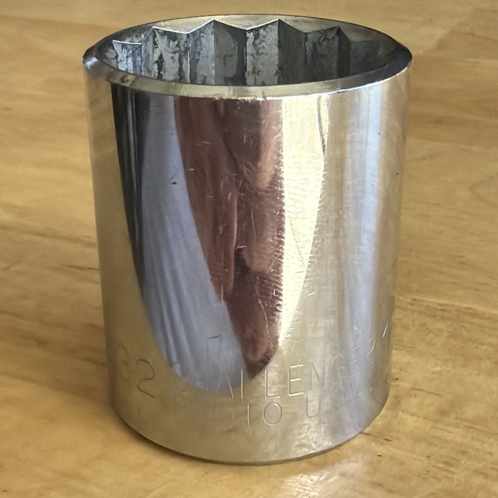 Challenger by Proto Tools 1″ Shallow Socket 1/2″ Drive 12 Point 1632 USA READ