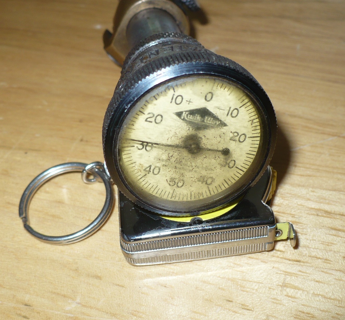 Vintage Kwik-Way Valve Seat Run Out Gauge Dial Indicator for .437 pilots 1/1000